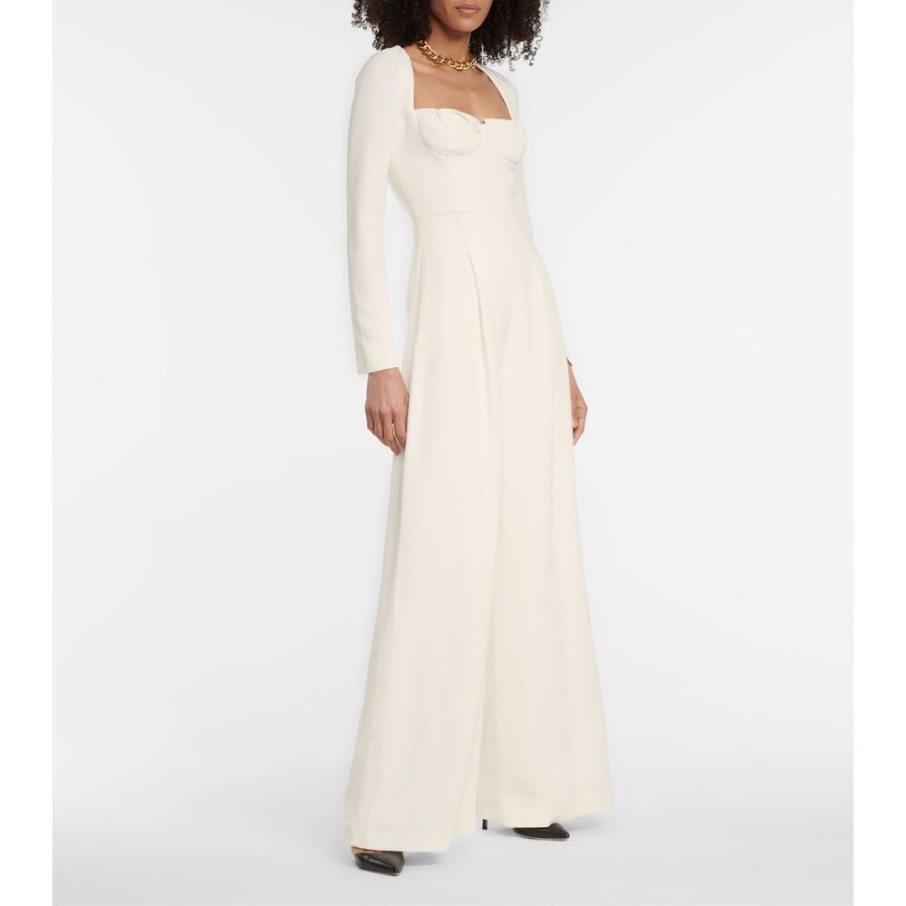 ROLAND MOURET Dawlish stretch-crêpe jumpsuit SIZE UK 12 / US 8 $1610